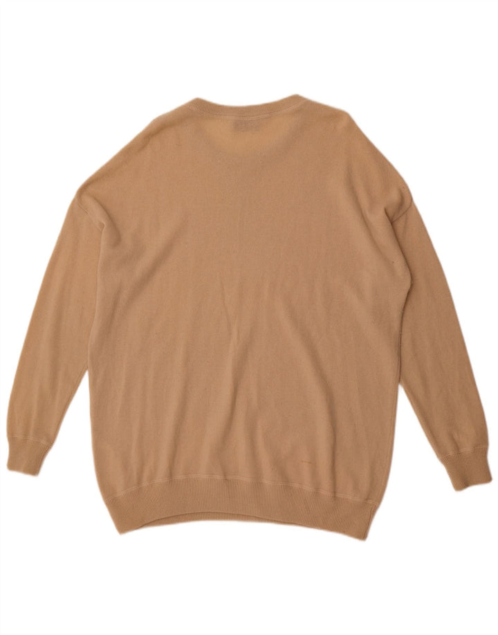 Elisabetta Franchi Pulover De Damă Crew Deck IT 40 Small Bej