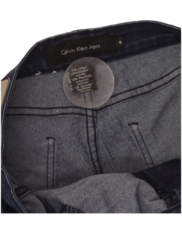 Calvin Klein Jeans Blugi subțiri pentru femei US 10 Medium W32 L29 Bumbac bleumarin