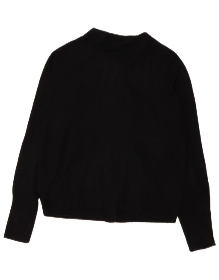 Pulover cardigan pentru femei Marks & Spencer UK 14 Medium Black Viscose