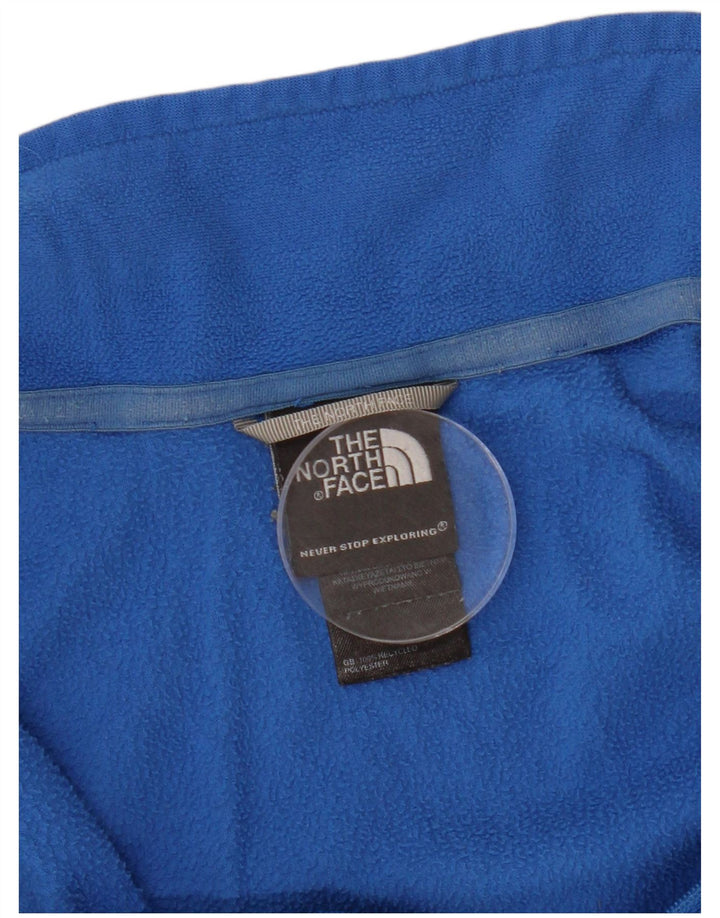 Pulover pentru bărbați THE NORTH FACE, cu fermoar și gât, XL, poliester albastru