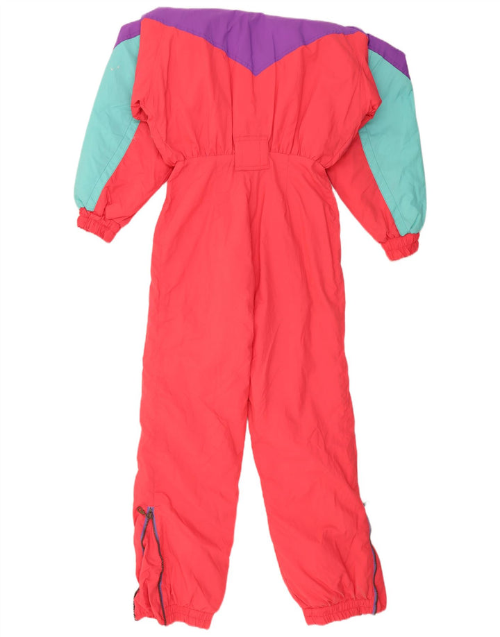 Salopetă de schi Vintage pentru femei IT 42 Medium Multicolor Colorblock