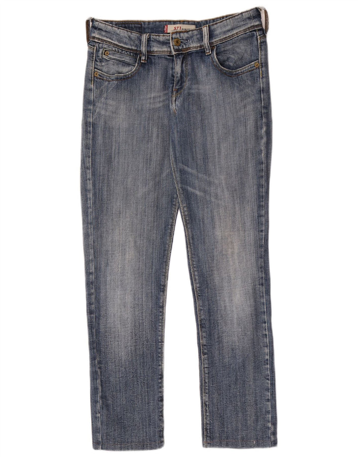 Blugi Levi's 571 Slim pentru femei W31 L28 Bumbac albastru