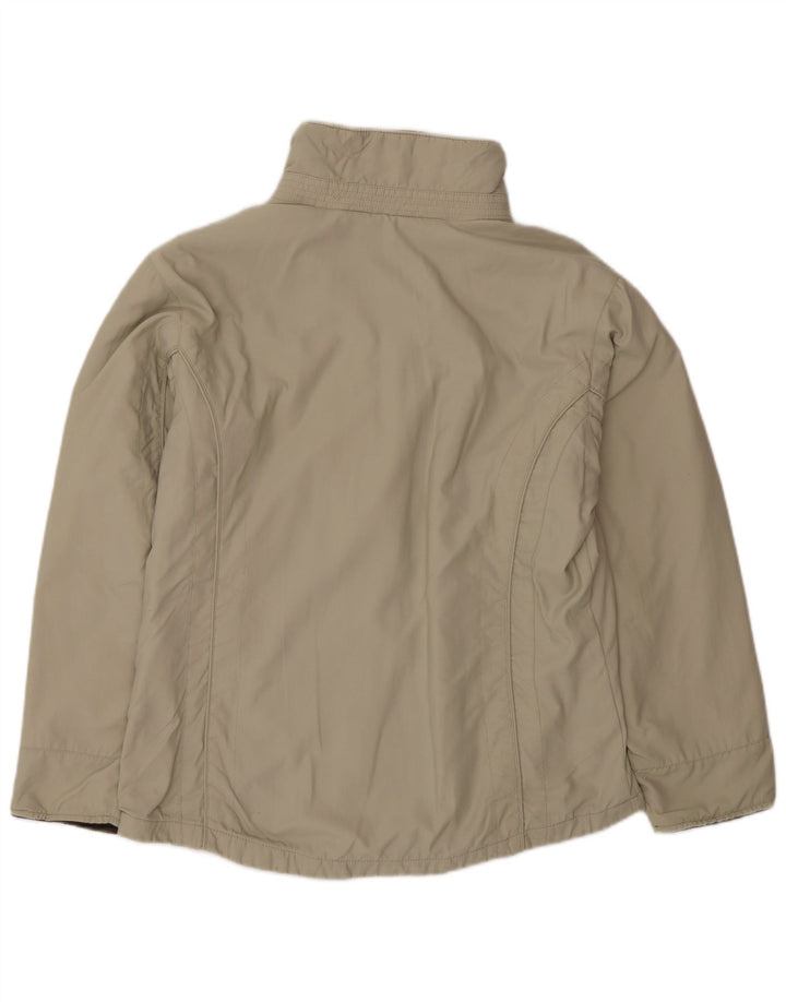 Jachetă Windbreaker oversized Columbia pentru femei UK 10 Small Beige Nylon