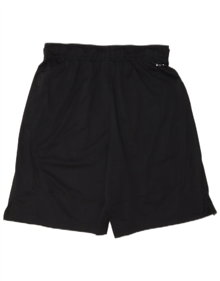 Pantaloni scurți sport Nike Dri Fit pentru bărbați, poliester negru mic