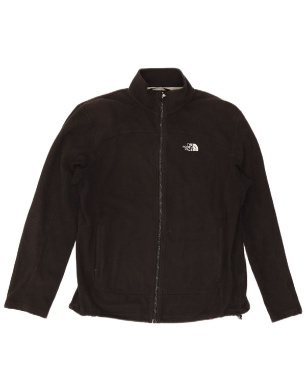 The North Face Mens Fleece Jacket UK 38 Medium Black Poliester