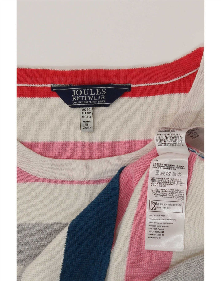 Bluză pentru femei Joules UK 14, mare, cu dungi multicolore