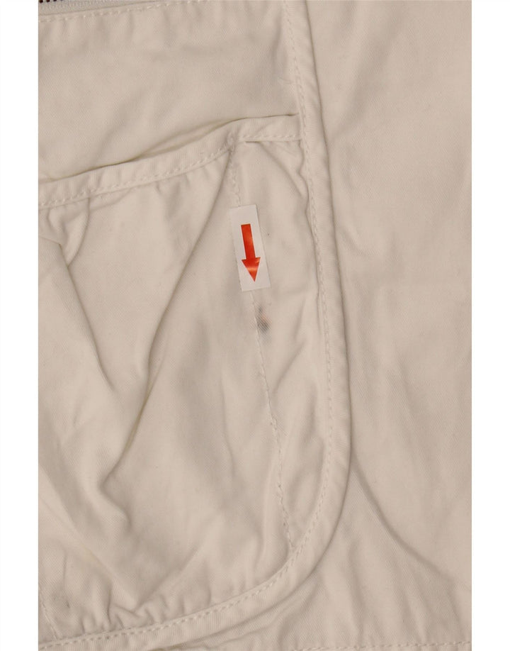 Pantaloni scurți cargo pentru bărbați French Connection W36, mare, alb, bumbac