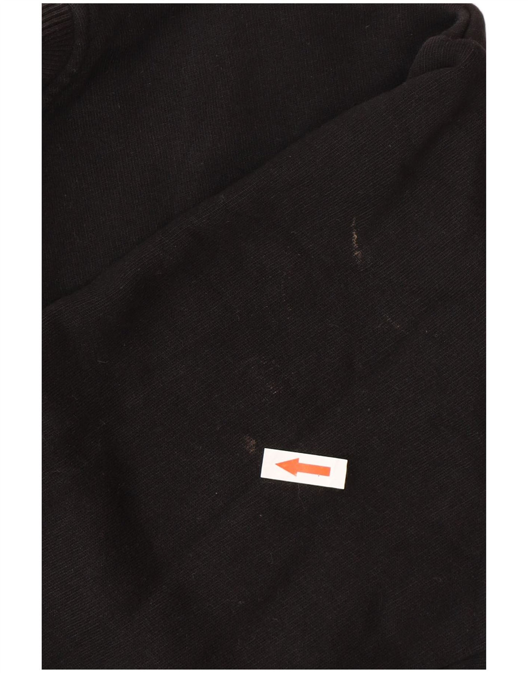 Hanorac pentru bărbați K-Way Pulover mare din bumbac negru