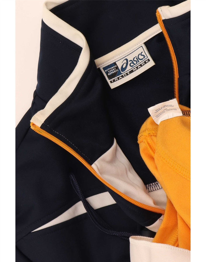 Jachetă de trening Asics pentru bărbați, mare, albastru, poliester color bloc
