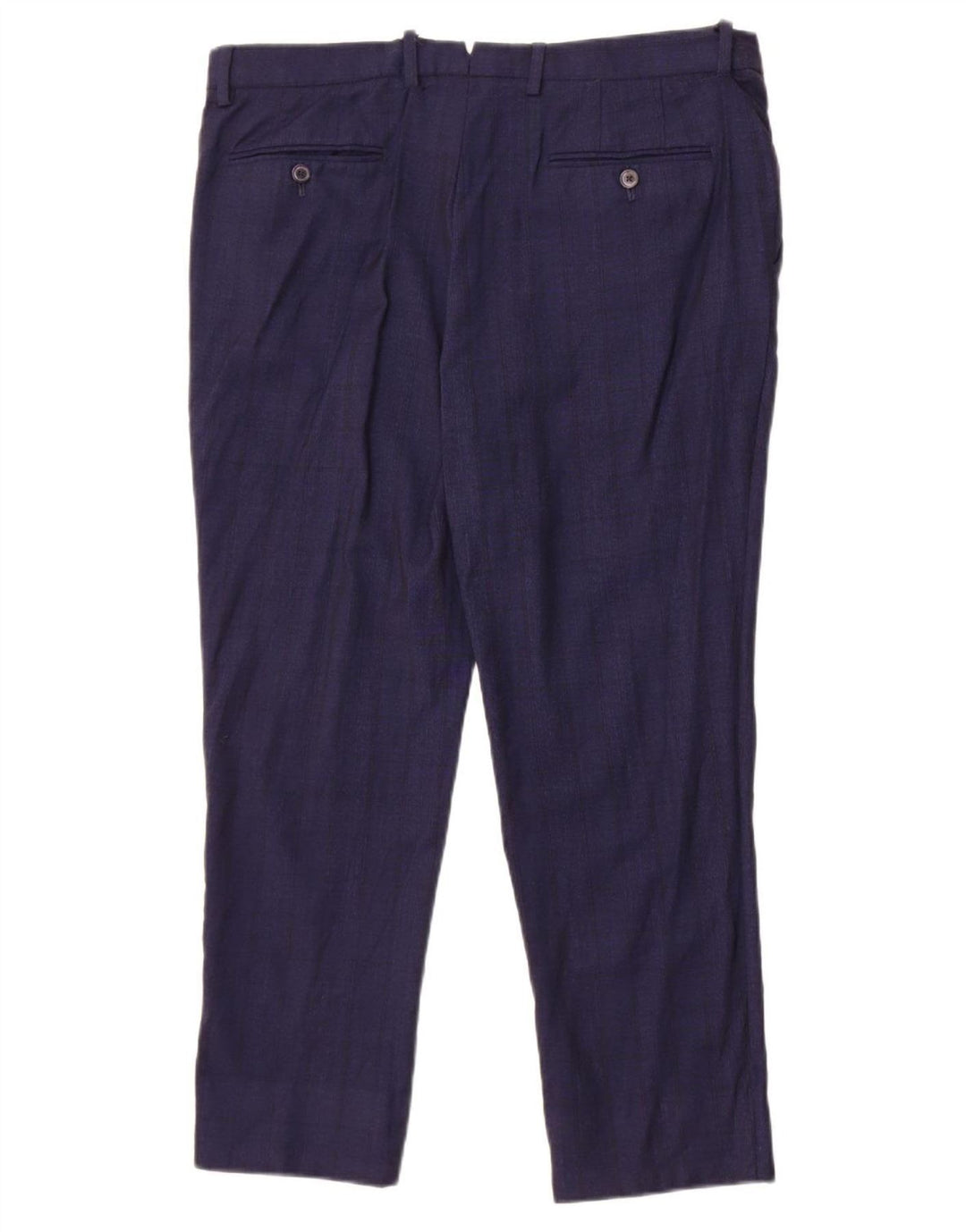 Massimo Dutti Pantaloni tăiați pentru bărbați EU 44 Large W34 L25 Bleumarin Check