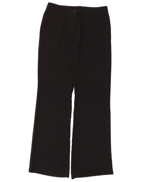 Pantaloni Bootcut pentru femei Benetton IT 44 Medium W30 L34 Poliester negru