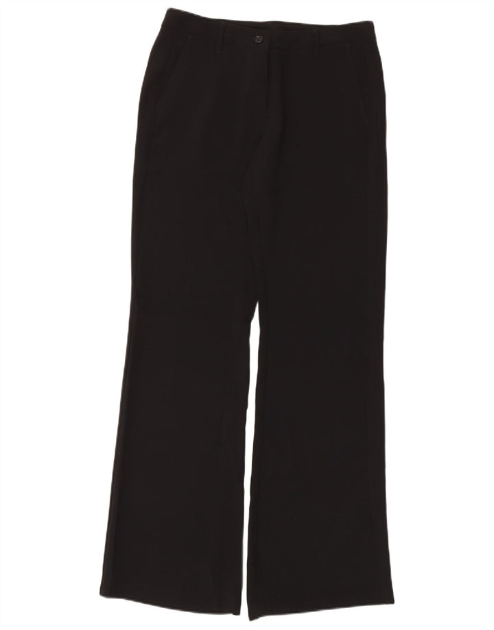Pantaloni Bootcut pentru femei Benetton IT 44 Medium W30 L34 Poliester negru