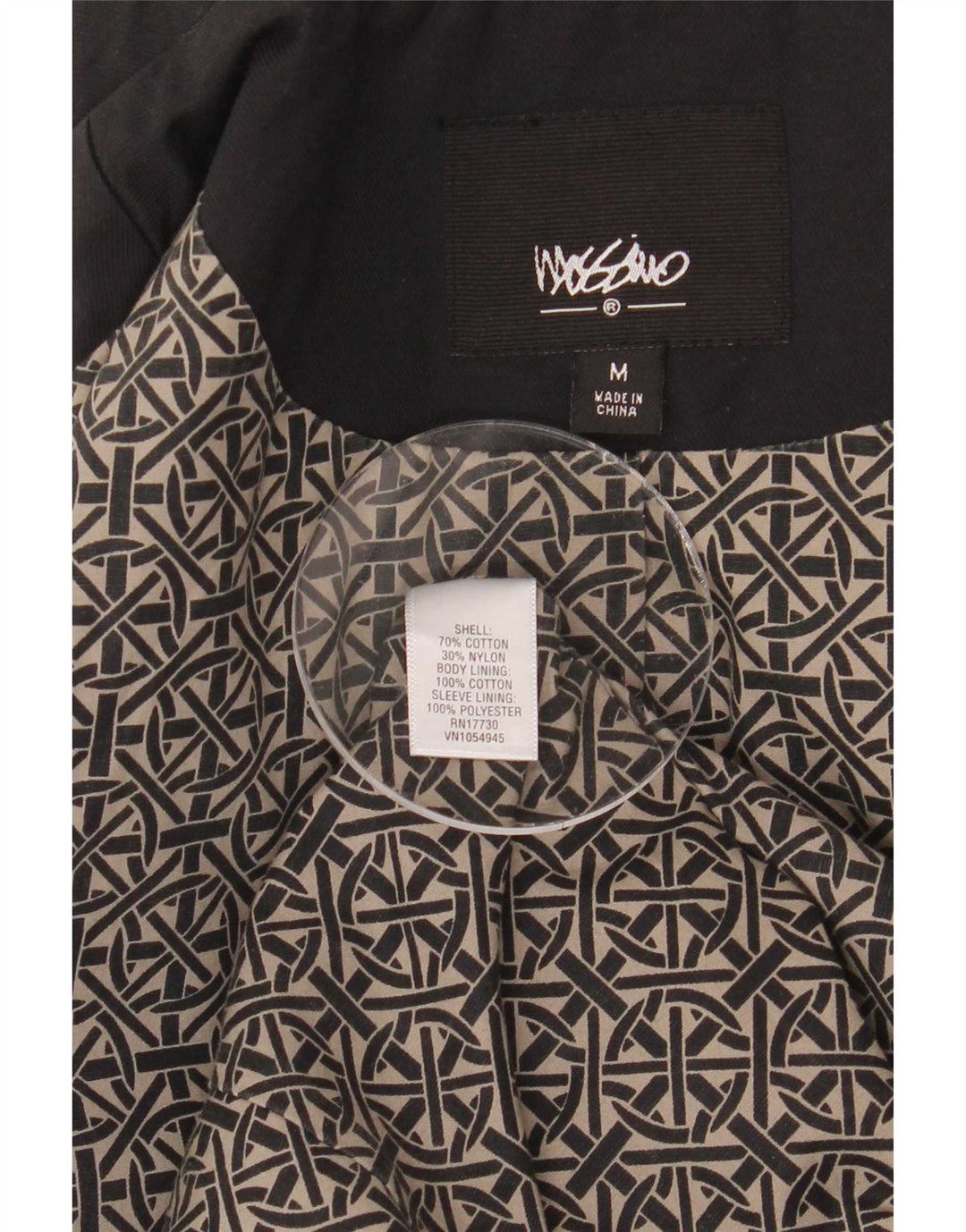 Trench pentru femei Mossimo UK 14 Medium Black