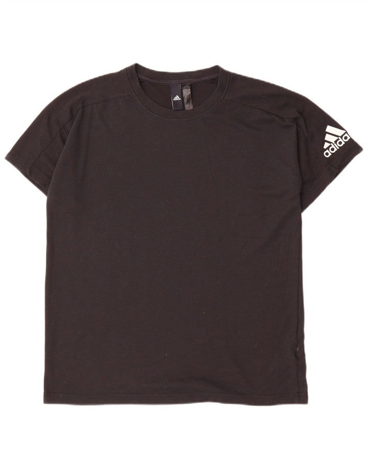 Tricou pentru bărbați Adidas Top Mediu Negru Poliester