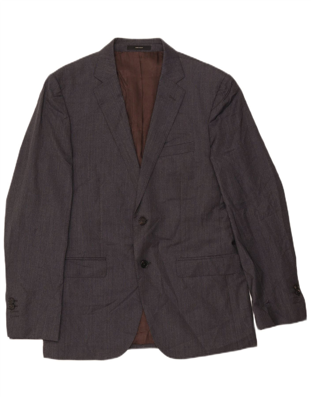 Massimo Dutti Jachetă pentru bărbați cu 2 nasturi EU 50 Lână gri mediu