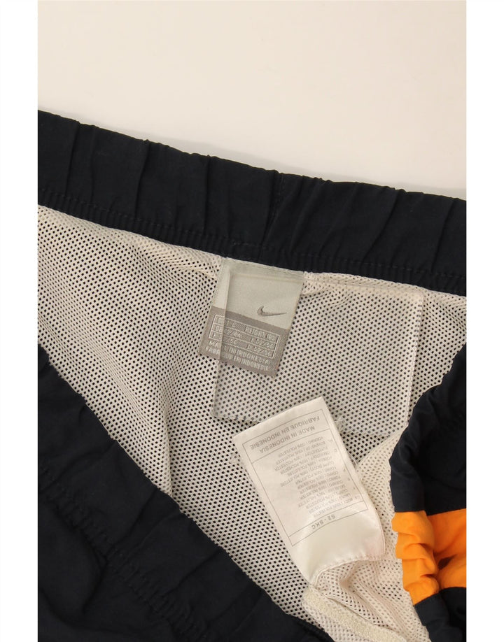 Pantaloni scurți sport grafic Nike pentru bărbați, mari, bleumarin, poliester color bloc