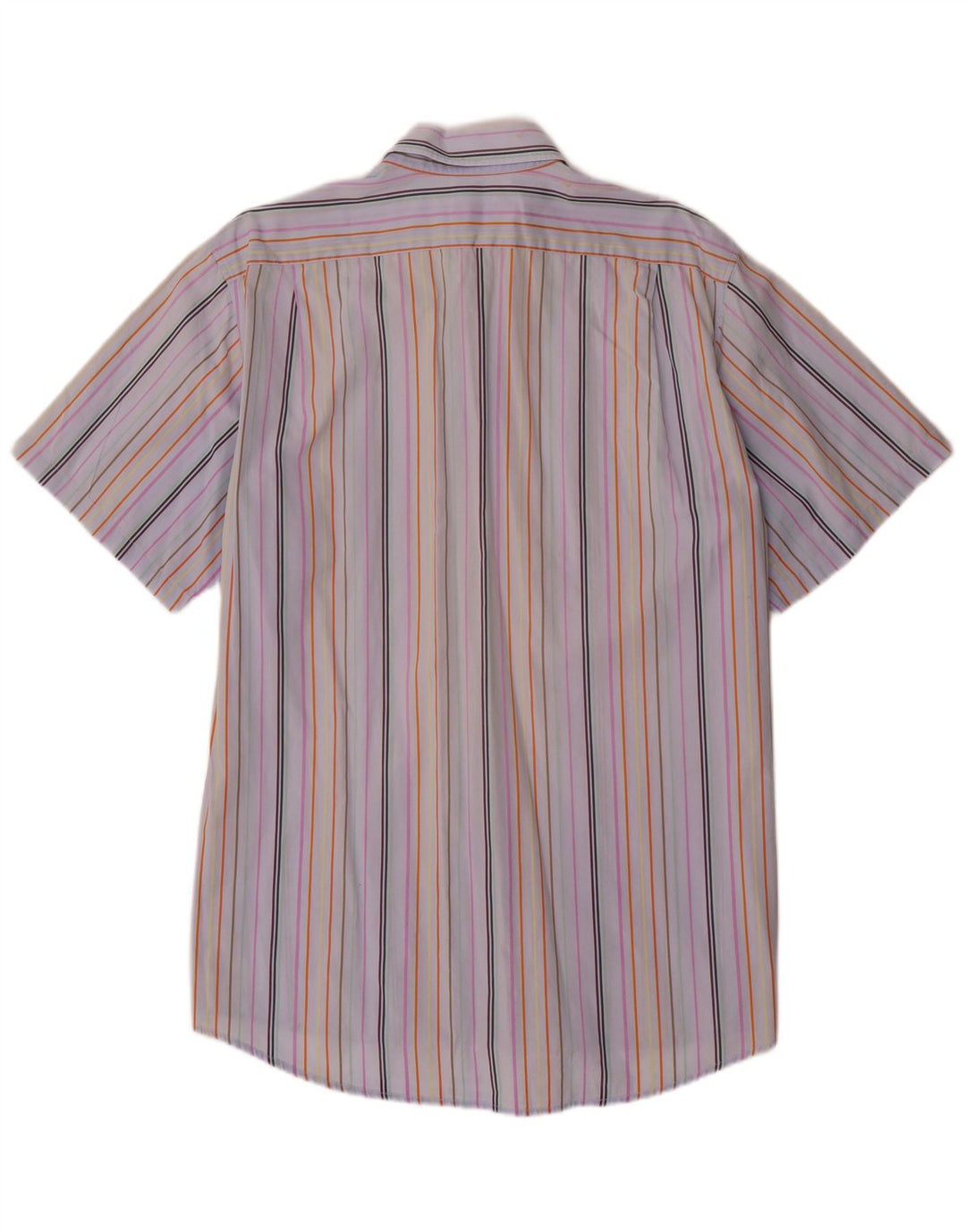 Cămașă cu mânecă scurtă pentru bărbați LACOSTE Mărimea 43 Bumbac cu dungi multicolore mare