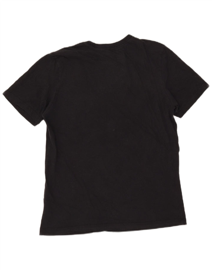 Tricou grafic Nike pentru bărbați Top mediu negru bumbac