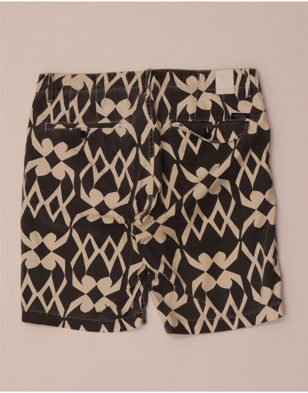 Pantaloni scurți chino pentru bărbați Scotch & Soda W32 Medium Black Geometric