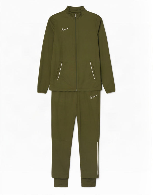 Trening complet Nike Dri Fit pentru bărbați, mare, kaki, poliester