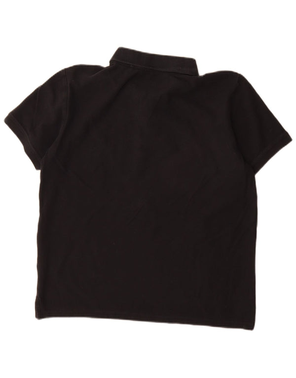 Tricou polo Mustang pentru bărbați, bumbac mediu negru