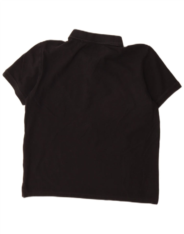 Tricou polo Mustang pentru bărbați, bumbac mediu negru
