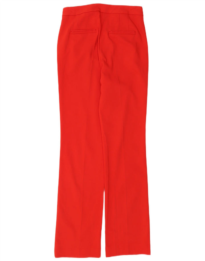 Pantaloni casual drepti pentru femei Zara Mediu L28 L34 Roșu