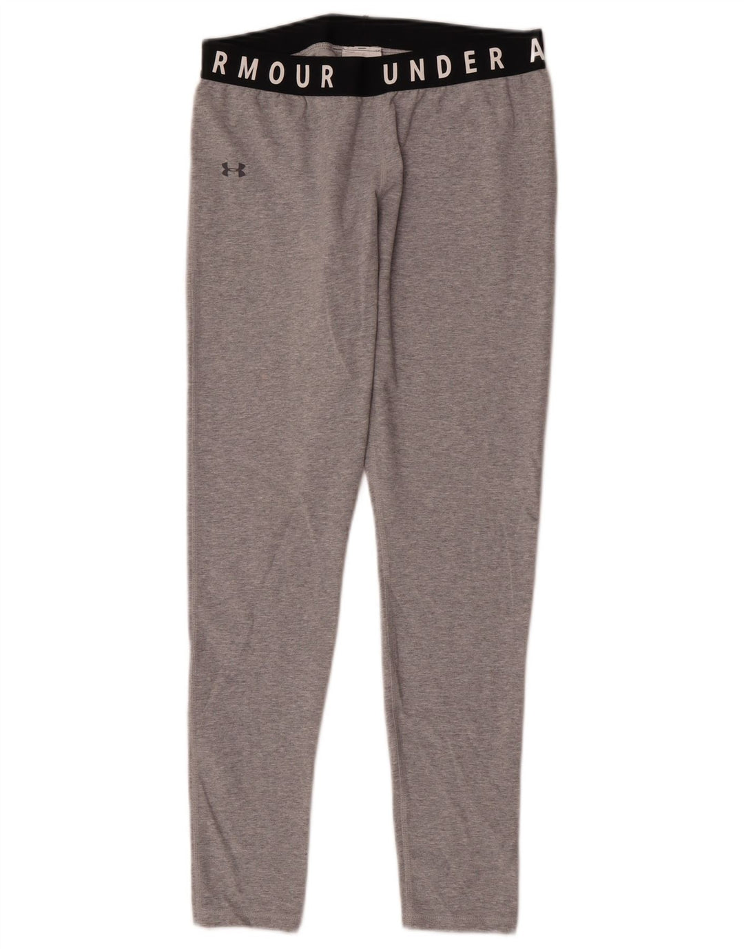 Leggings grafic Under Armour pentru femei UK 14, bumbac color bloc, gri mediu