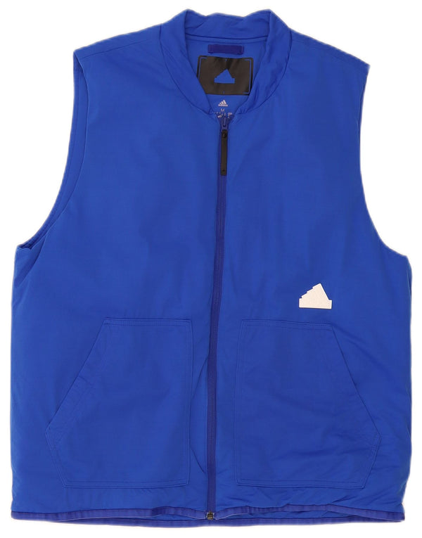 Gilet pentru bărbați Adidas UK 38 Medium Blue Colorblock Poliamidă