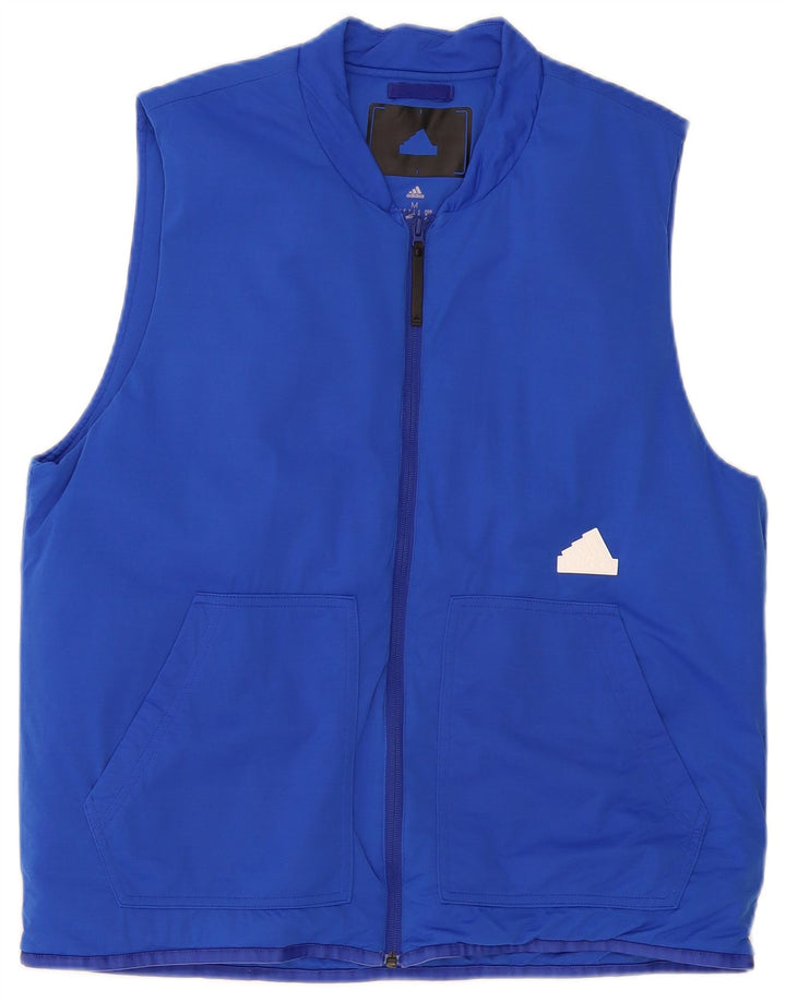 Gilet pentru bărbați Adidas UK 38 Medium Blue Colorblock Poliamidă