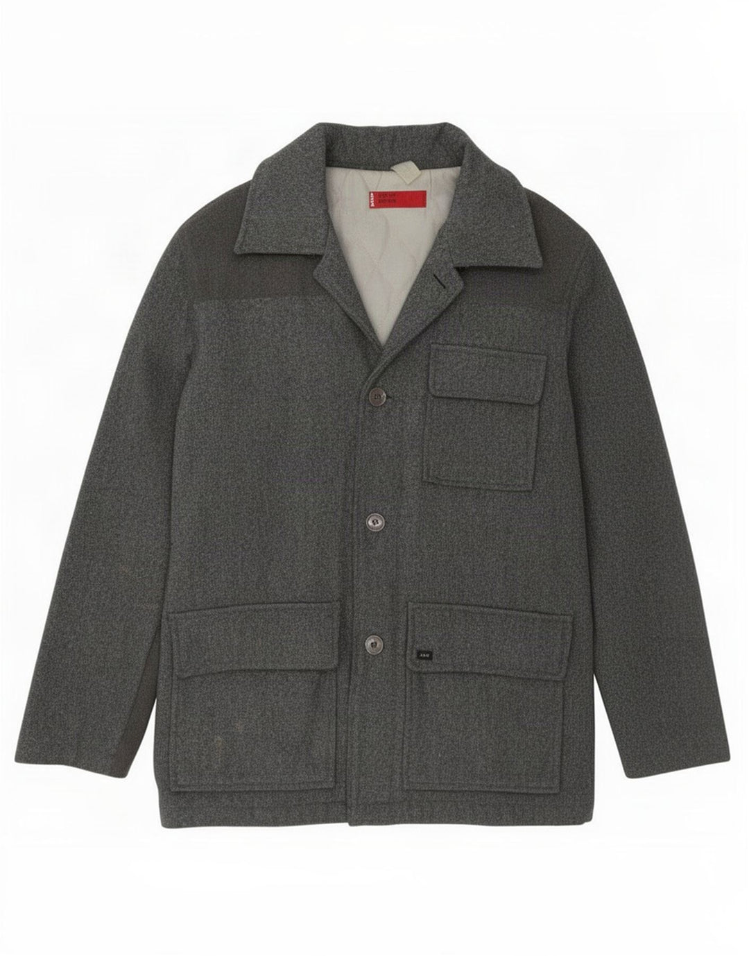 Blancă de vânt pentru bărbați Levi's cu 3 nasturi UK 38 Lână gri mediu
