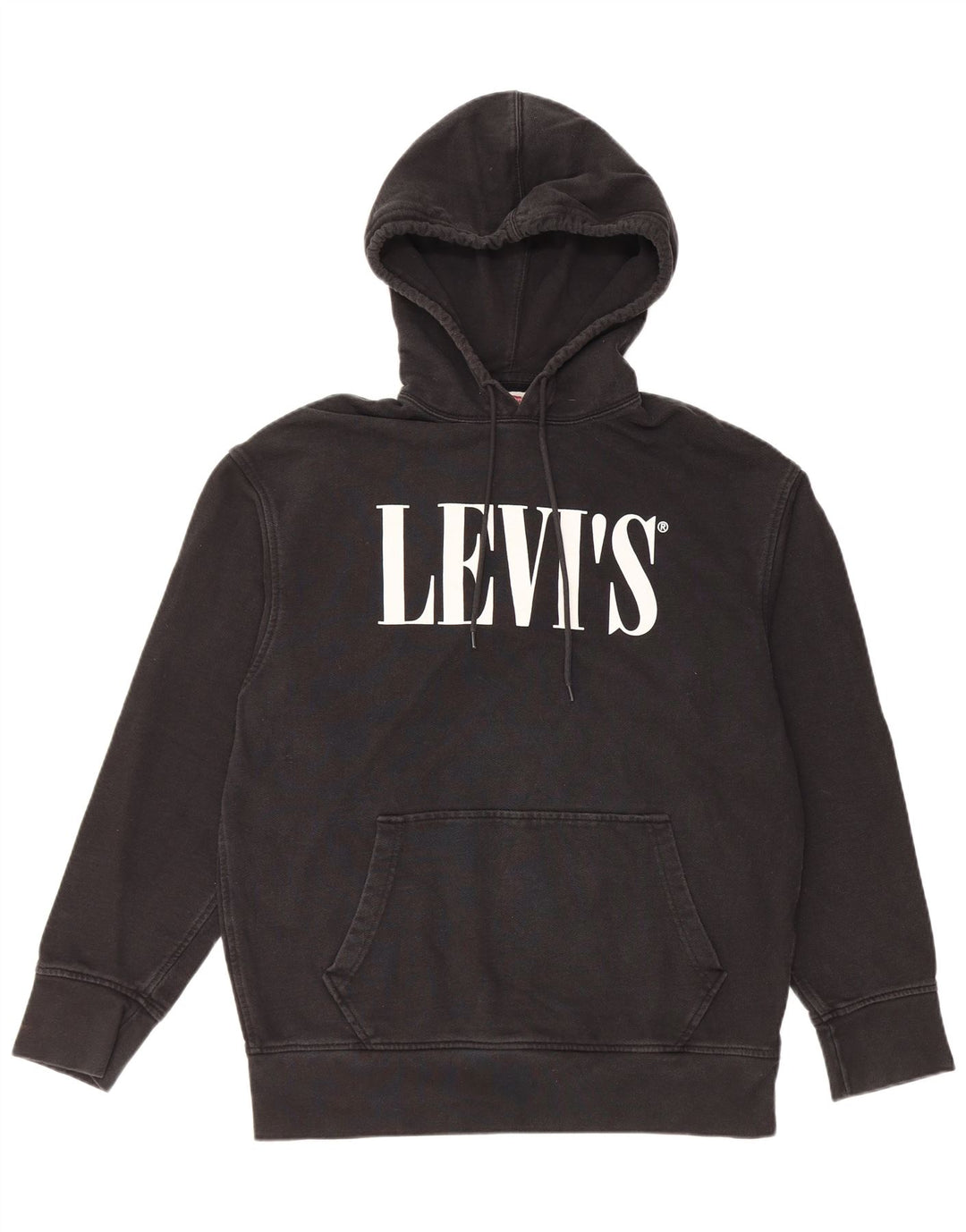 Pulover LEVI'S Relaxed Graphic Hoodie pentru bărbați, mediu negru