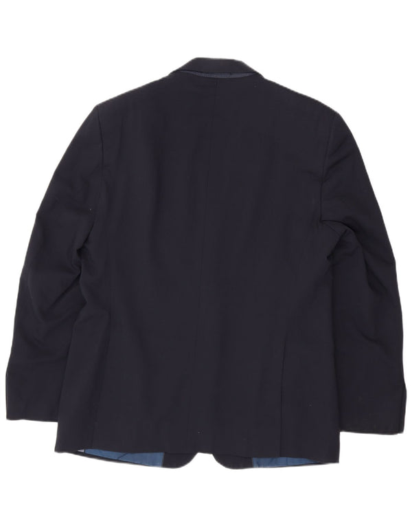 Jachetă pentru bărbați Marks & Spencer, cu 2 nasturi, UK 42, mare, bleumarin