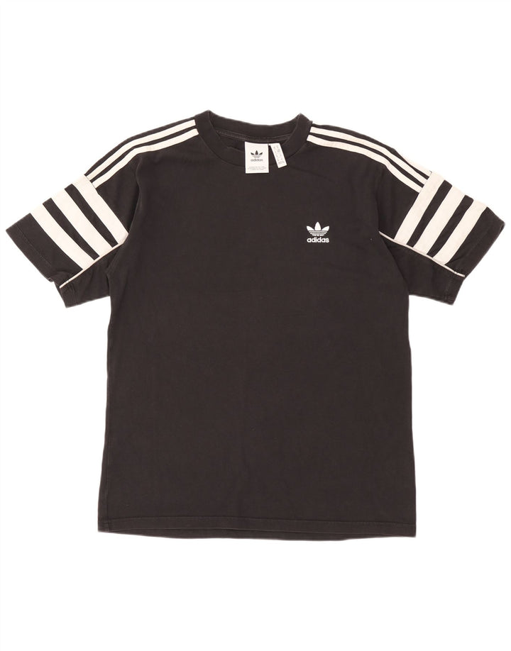 Tricou pentru bărbați Adidas Top Mediu Negru Bumbac