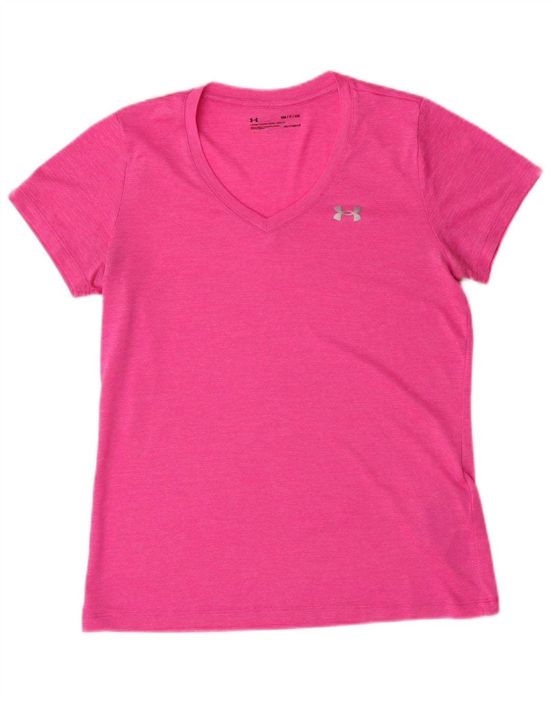 UNDER ARMOUR Tricou pentru femei Heat Gear Top UK 10 Small Pink Poliester