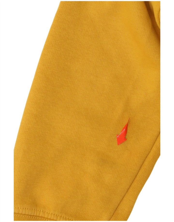 Pulover cu glugă cu grafic pentru bărbați CHAMPION, bumbac galben mic