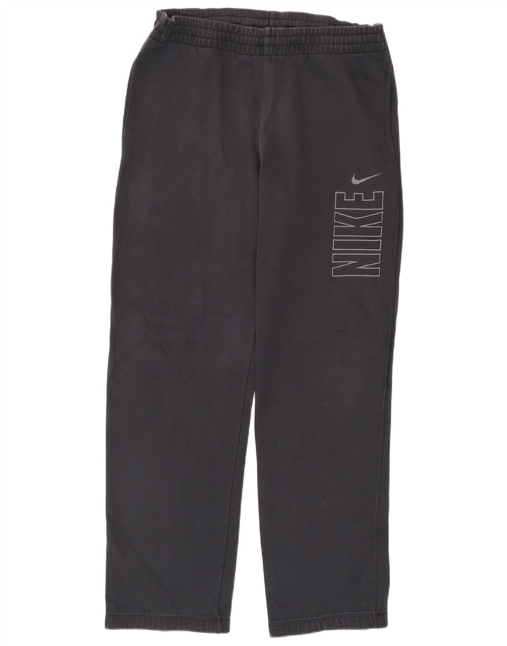 Pantaloni de trening Nike Grafic pentru bărbați, bumbac mediu negru