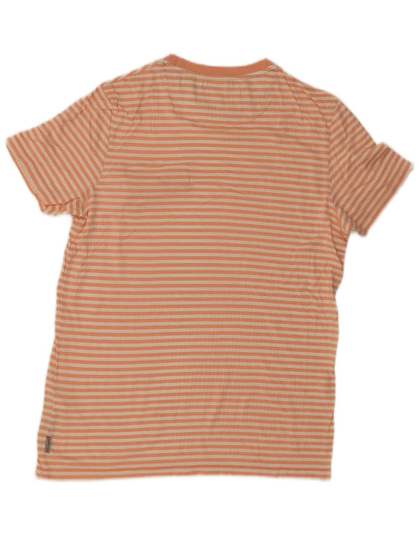 Tricou Bărbați Ted Baker Mărimea Top 3 Bumbac cu dungi portocaliu mediu