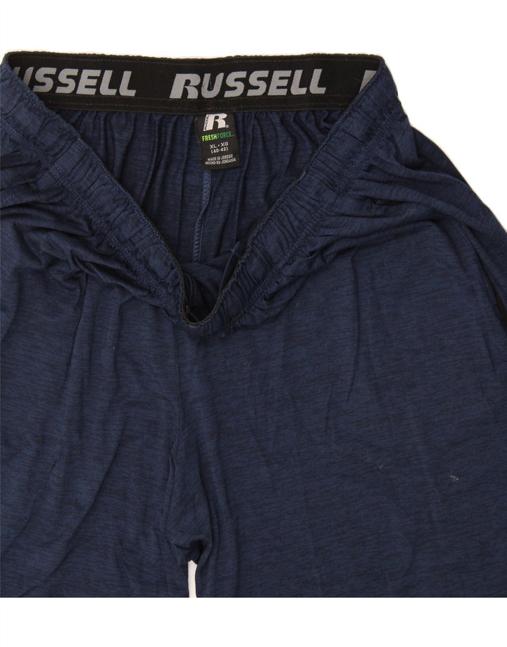 RUSSELL ATHLETIC Mens Sport Shorts XL  Navy Blue Polyester Vintage Russell Athletic and Second-Hand Russell Athletic from Messina Hembry 