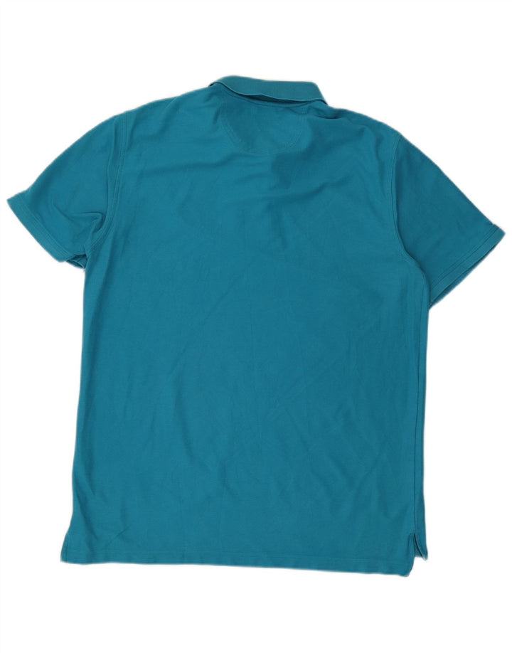 Tricou polo IZOD pentru bărbați, mare, albastru, bumbac