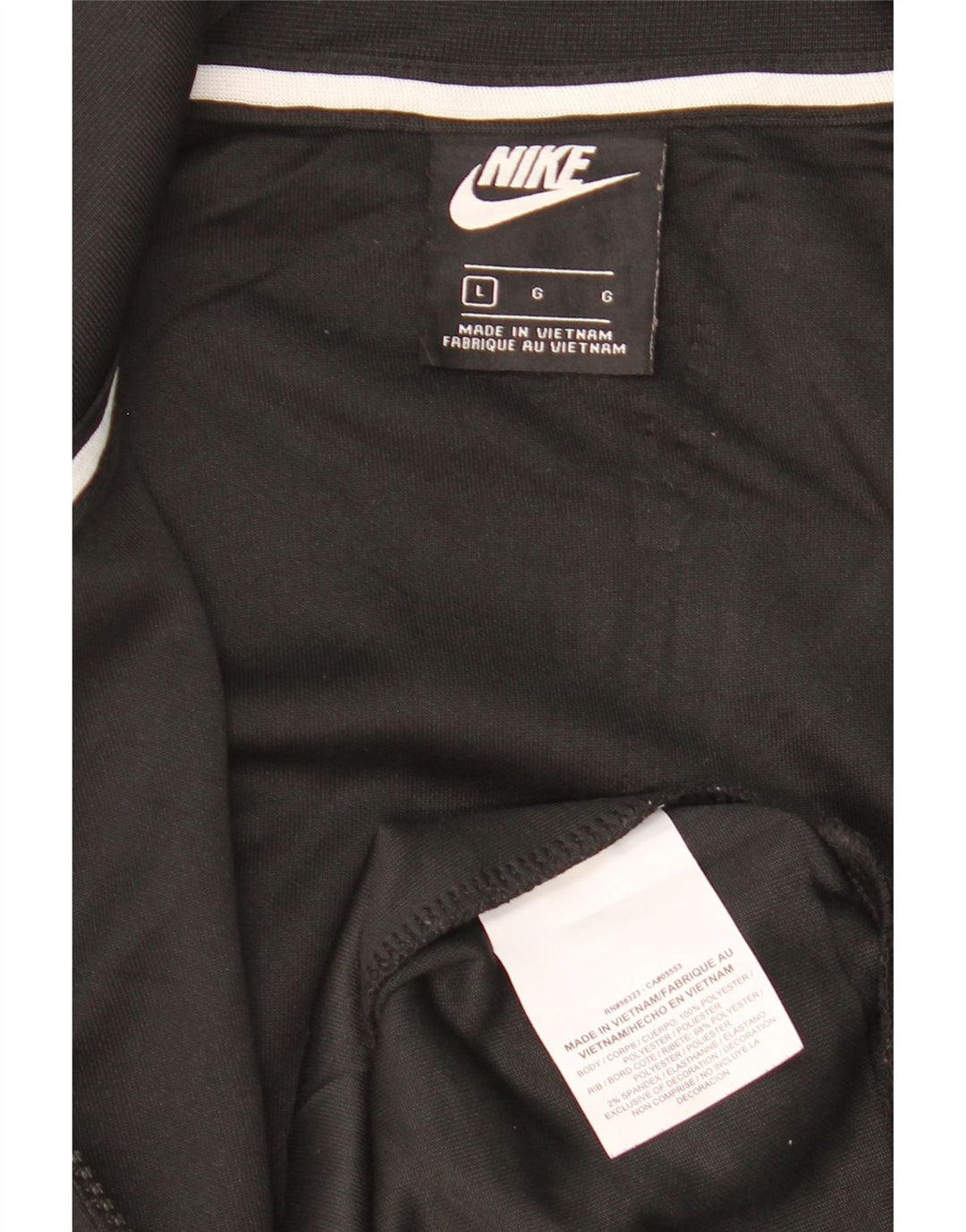 Jachetă de trening grafică NIKE pentru bărbați, mare, negru, din poliester