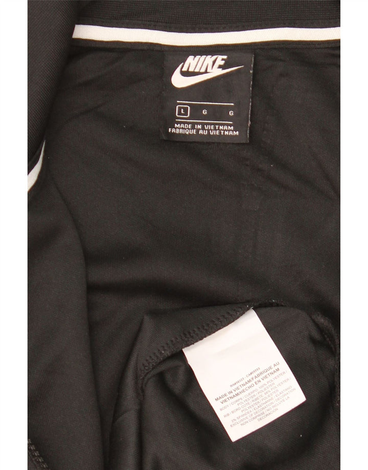 Jachetă de trening grafică NIKE pentru bărbați, mare, negru, din poliester