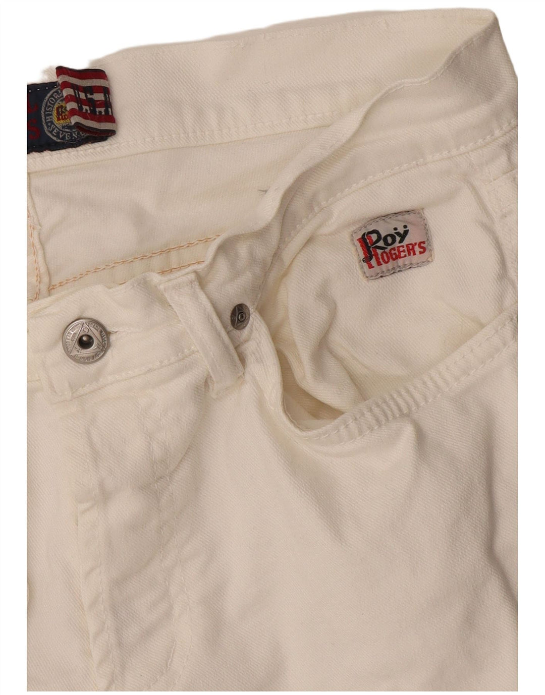 Blugi skinny pentru femei Roy Rogers W30 L32 alb