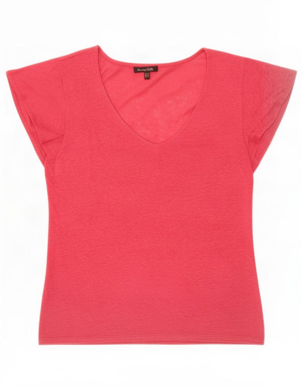 Top tricou Massimo Dutti pentru femei UK 6 XS roz
