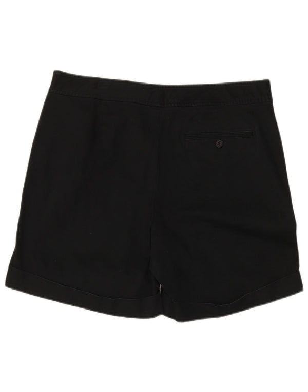 Pantaloni scurți chino cu talie înaltă pentru femei Ralph Lauren US 14 XL W36 bumbac negru