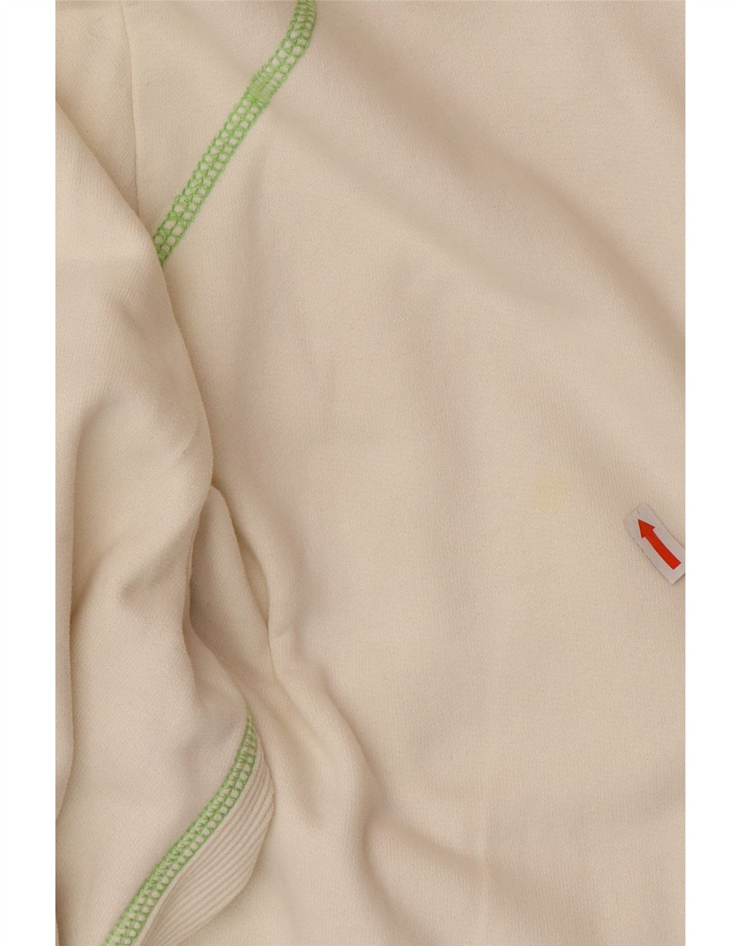 Pulover pentru femei Fat Face, cu grafic, cu fermoar și gât, UK 18 XL, alb