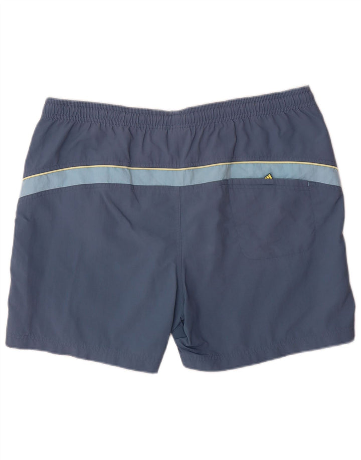 Pantaloni scurți sport pentru bărbați Adidas, mari, albastru, poliester