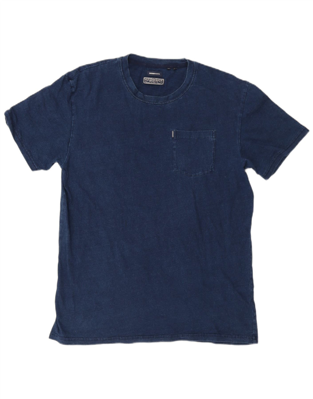 SUPERDRY Tricou Bărbați Top Mare Bumbac Bleumarin