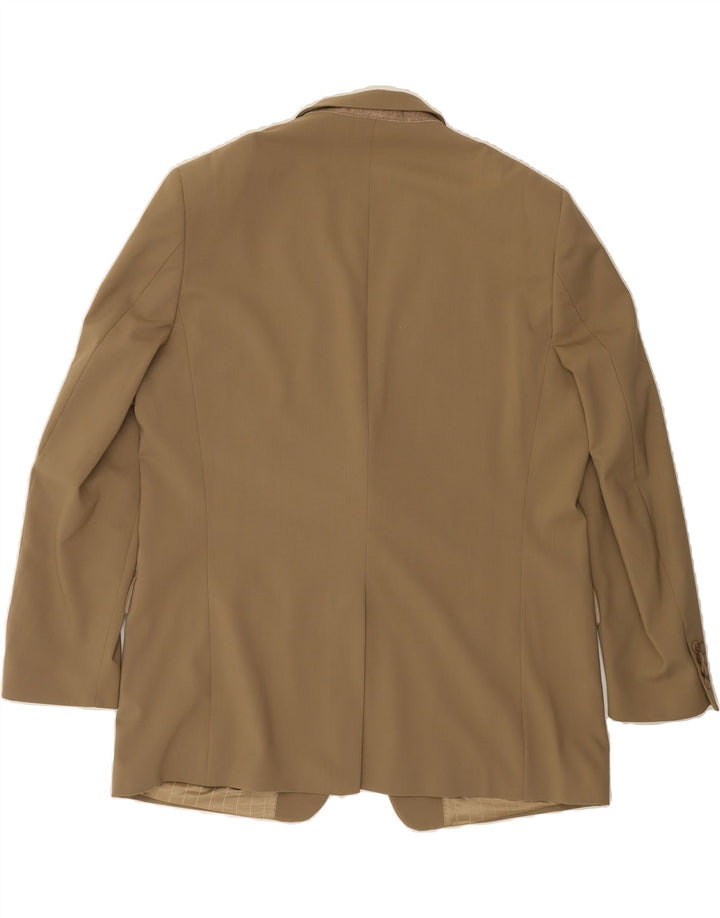 DOUGLAS Mens 2 Button Blazer Jacket UK 46 3XL Beige Polyester Vintage Douglas and Second-Hand Douglas from Messina Hembry 