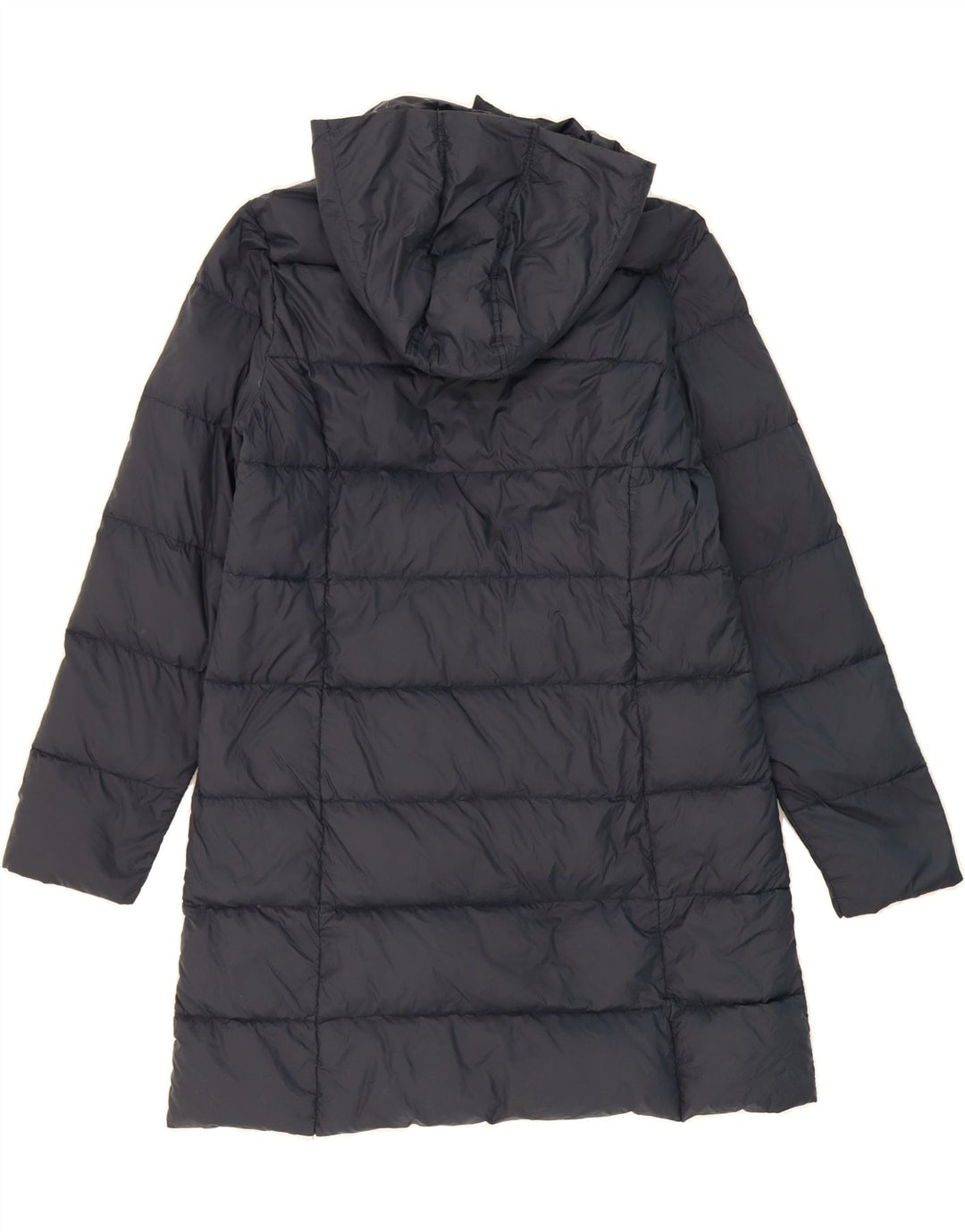 SERGIO TACCHINI Womens Hooded Padded Coat IT 48 XL Navy Blue Polyamide Vintage Sergio Tacchini and Second-Hand Sergio Tacchini from Messina Hembry 